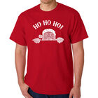Camiseta Word Art Para Hombre - Santa Asom&aacute;ndose - Rojo