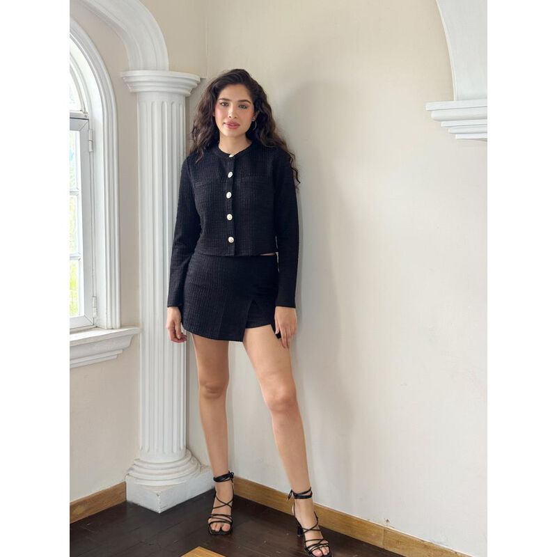 Conjunto tweed con brillos image number null