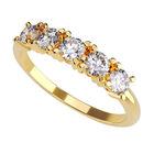 Anillo de Compromiso en Oro Amarillo 10K con Circonia -  Talla:11/ FJ741-10Y-CZ-11