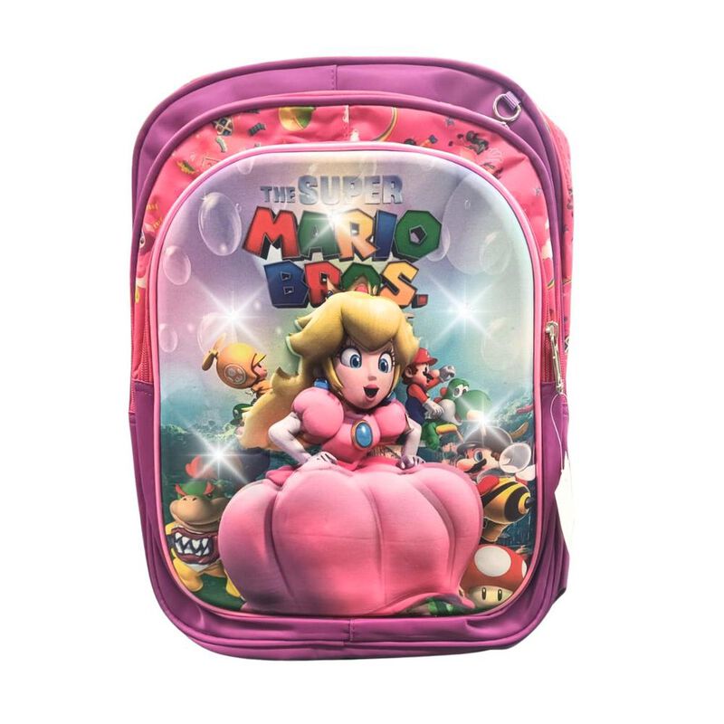 Mochila Escolar Super Mario Bros. Princesa Peac... image number null