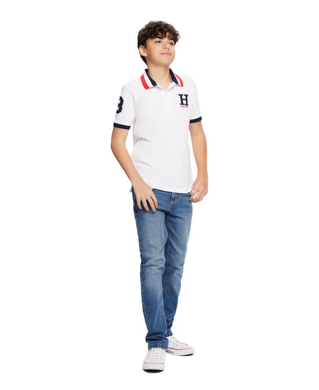 Polo Tommy Hilfiger De Manga Corta Para Ni&ntilde;os, ... image number null