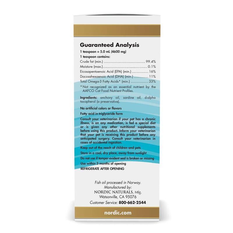 Suplemento Nordic Naturals Omega-3 Cat 60 Ml 30... image number null