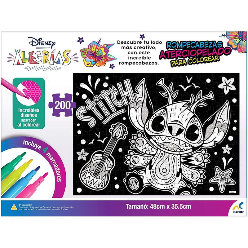 Rompecabezas Stitch Disney Alegrías aterciopela... image number null