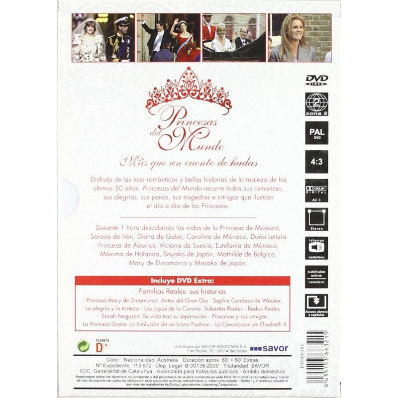 Princesas Del Mundo (2 Dvd) image number null