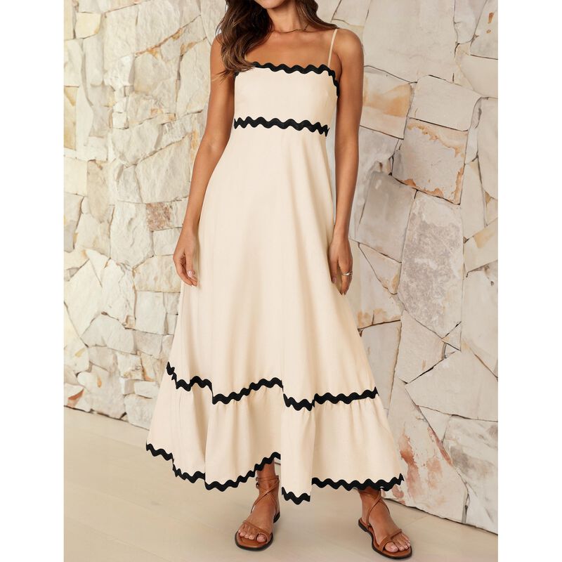 Vestido Midi Zesica Albaricoque - Talla Grande image number null