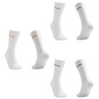 Wilson 5 Pares de Calcetas para Ni&ntilde;o, Color Blanco Logo Multicolor ,Talla Chica, Sin felpa