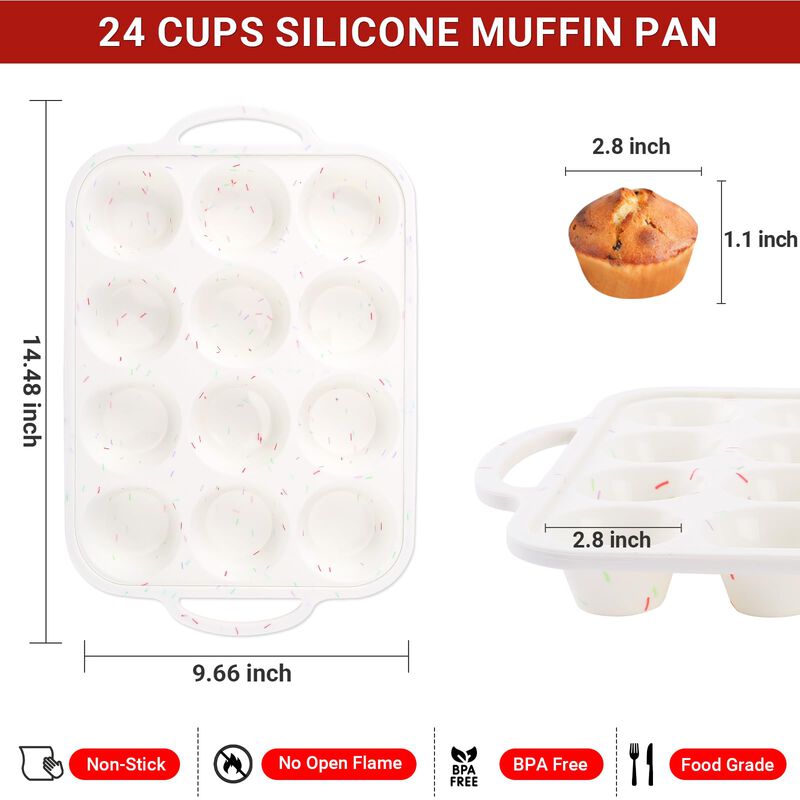 Molde Para Muffins Redfly De 12 Cavidades, Pack... image number null