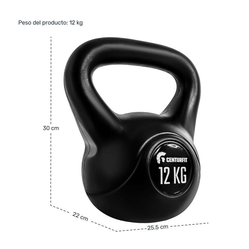 Pesa Rusa Kettlebell 12kg 26.5lb Cross Fitness ... image number null