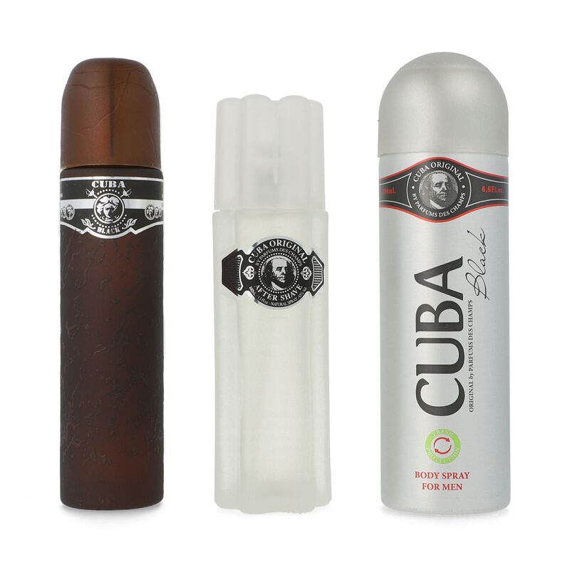 Set Cuba Black For Men 3Pzs 100Ml Edt Spray/ Af... image number null