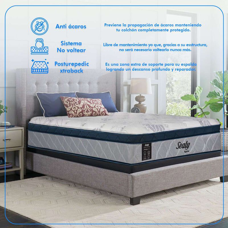 Colch&oacute;n Sealy Individual &Aacute;gata Firme image number null