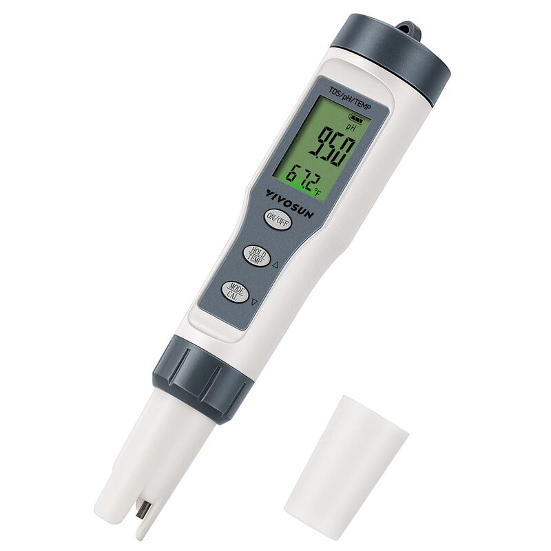 Medidor De Ph Digital 3 En 1 Vivosun Para Medir... image number null