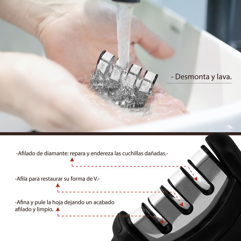 Afilador de Cuchillos Manual image number null