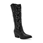 Moramora bota tac&oacute;n para mujer  negro cod 139753-E