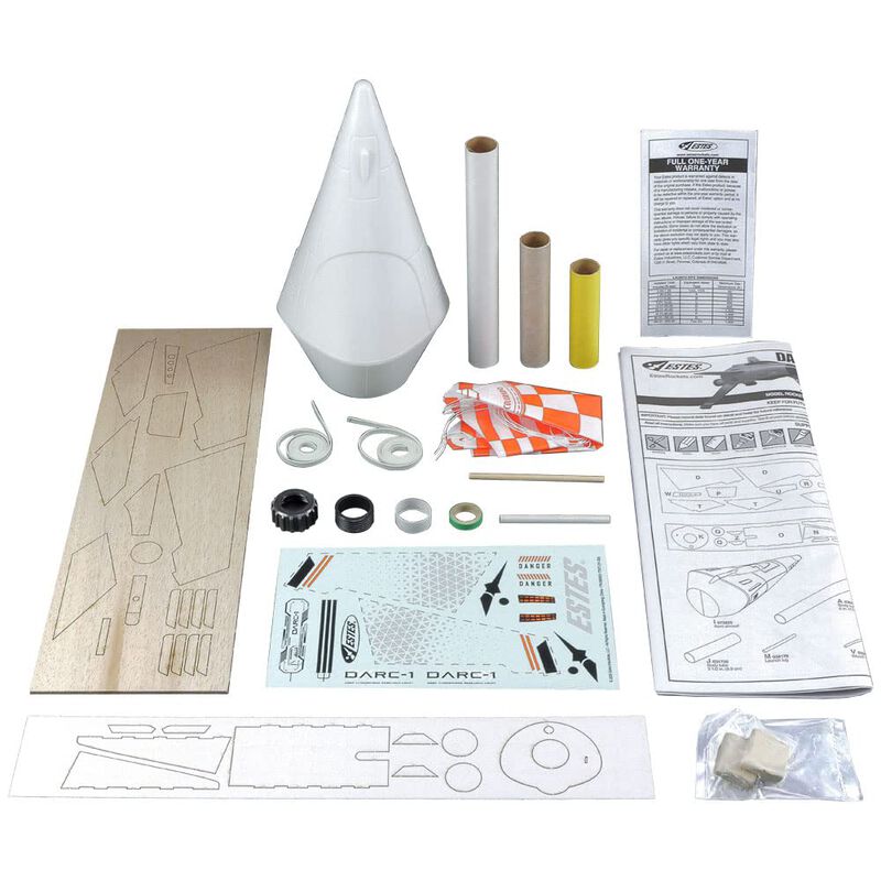 Cohete Modelo Estes Space Corps Darc-1 &ndash; Constr... image number null