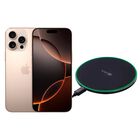 iPhone 16 Pro Max 256GB Desierto E-SIM Nuevo + Cargador Gen&eacute;rico