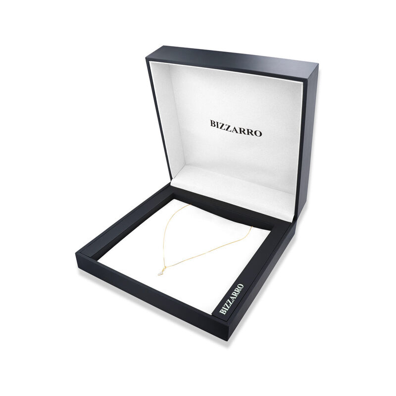 Dije De Pie Con Cadena Oro Amarillo 14K Con 2Pt... image number null