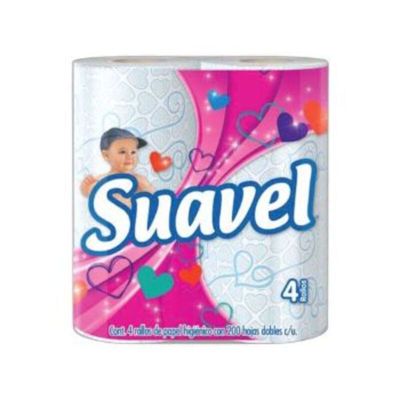 HIGIENICO SUAVEL 200 H 4 ROLLOS image number null