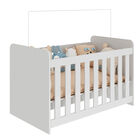 Cuna Cama Convertible 4 En 1 Blanca Multifuncional BB07