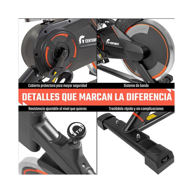 Bicicleta Spinning Fija Estatica Fitness Monito... image number null