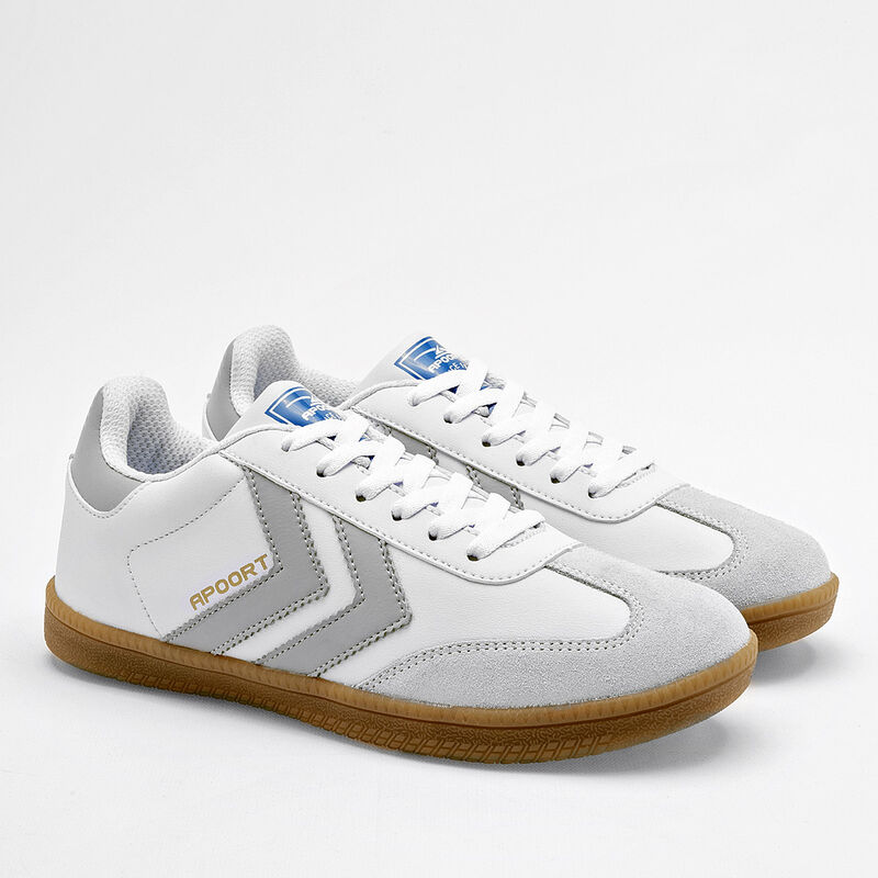 Apoort Tenis urbano para joven blanco gris image number null