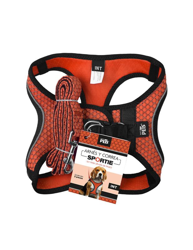 Fancy Pets Set Con Arnés Y Correa Sportie Para ... image number null