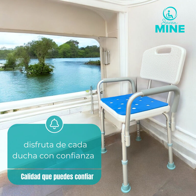 Silla para Baño Adulto Mayor con Almohadilla SM... image number null