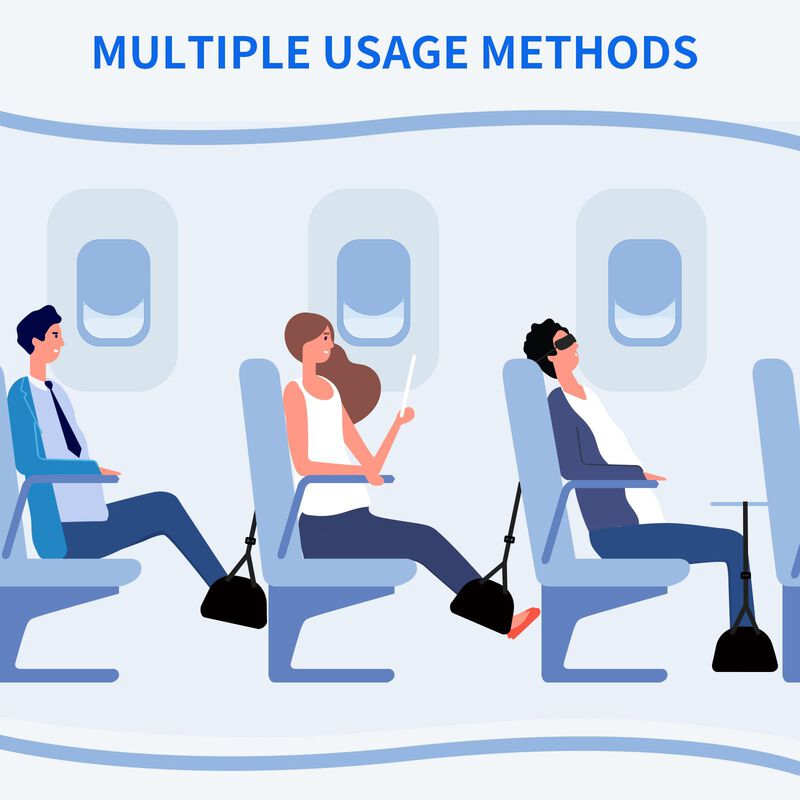 Reposapi&eacute;s Tipo Hamaca Cushzone Para Avi&oacute;n Con ... image number null