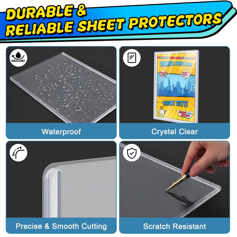 Fundas R&iacute;gidas Para C&oacute;mics Workarc Pack De 10 (... image number null