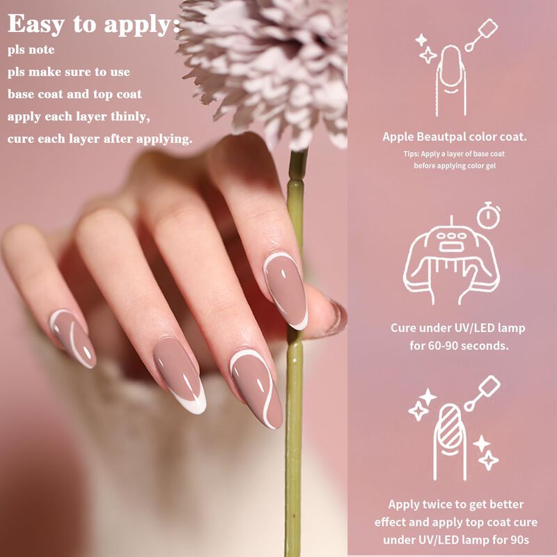 Set De Esmaltes De U&ntilde;as En Gel Larvall Beautpal... image number null