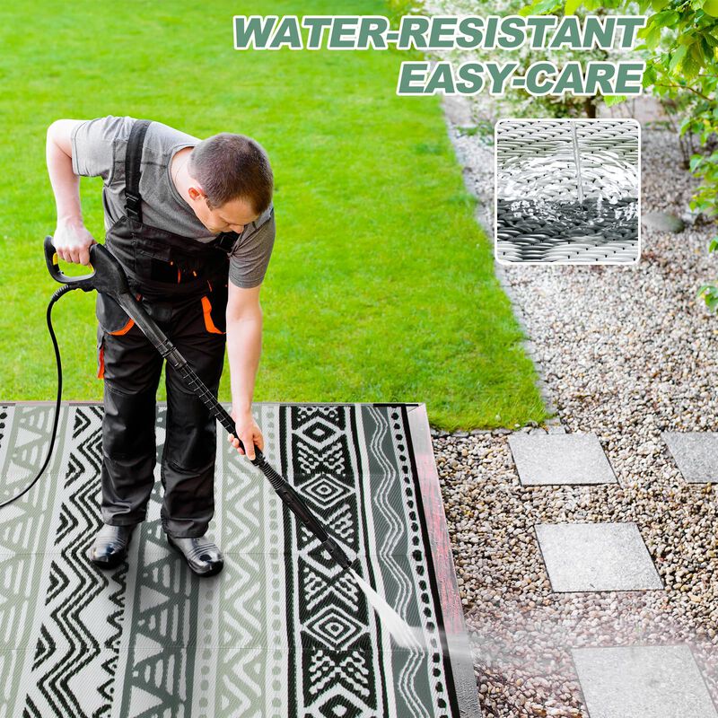 Alfombra Exterior Lahome 244 &times; 305 cm Impermeab... image number null