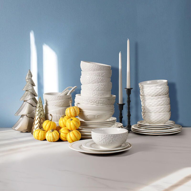 Tazones De Cereal Artena 737 ml 6 piezas Blanco... image number null