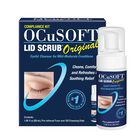 Exfoliante Para P&aacute;rpados Ocusoft Lid Scrub Original Con 50 Ml De Espuma Y 100 Almohadillas