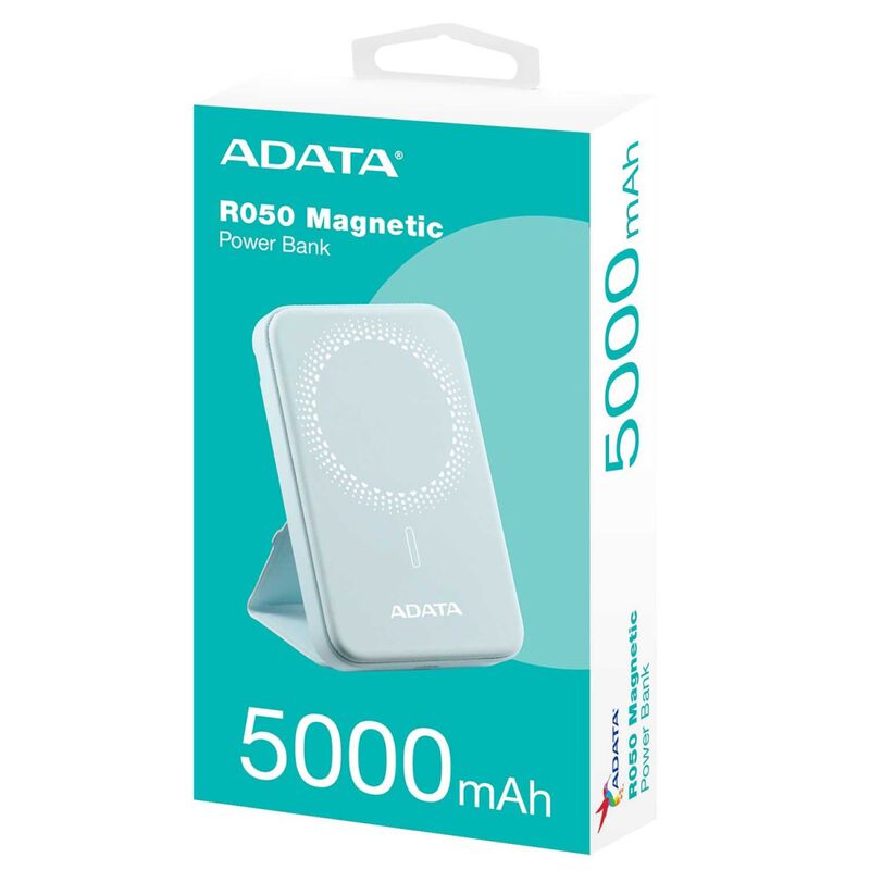 Bater&iacute;a Externa ADATA Mag 5000mAH Azul Powerban... image number null