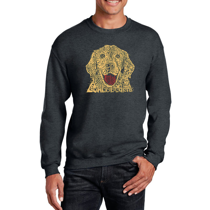 Sudadera De Cuello Redondo Word Art Para Hombre... image number null