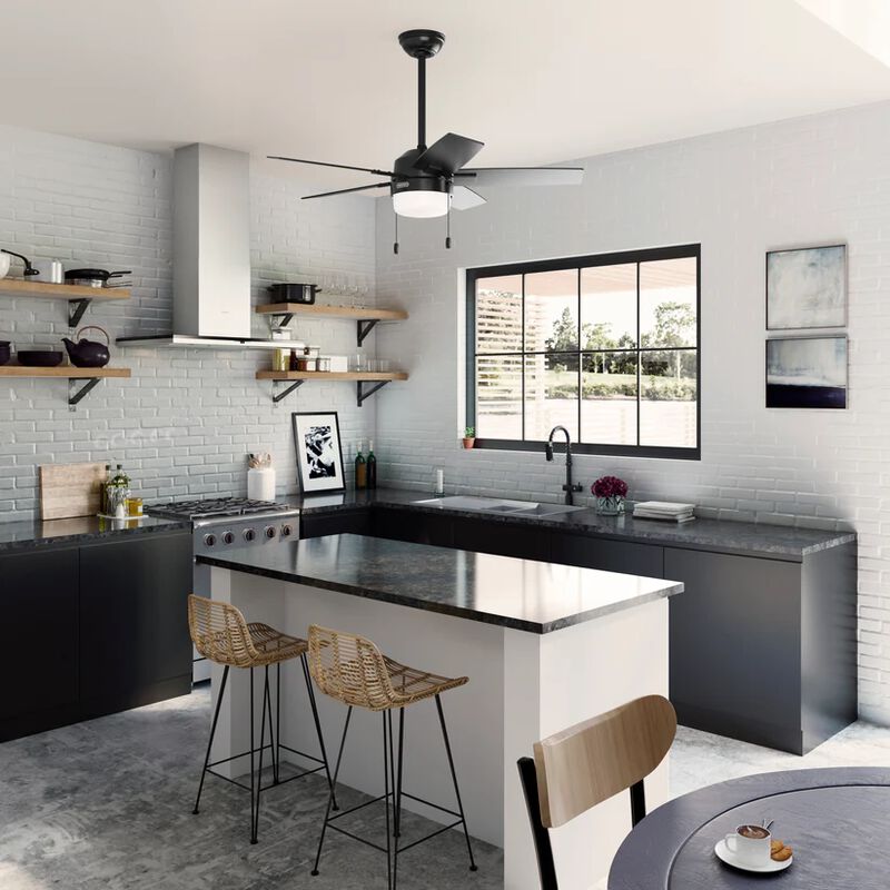 Ventilador de Techo Anisten con Luz de 44 pulga... image number null