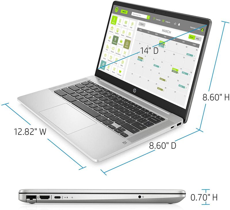 Computadora Port&aacute;til Hp Chromebook Con Pantalla... image number null