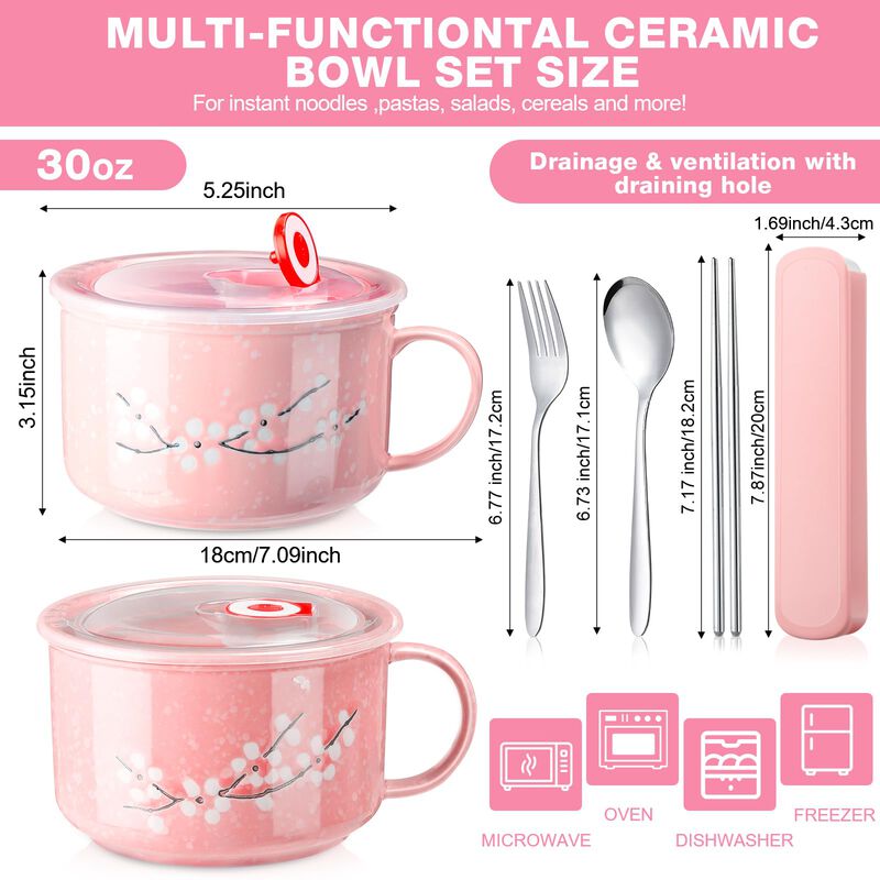 Taz&oacute;n Para Sopa Tanlade 2 Unidades 890ml Rosa c... image number null