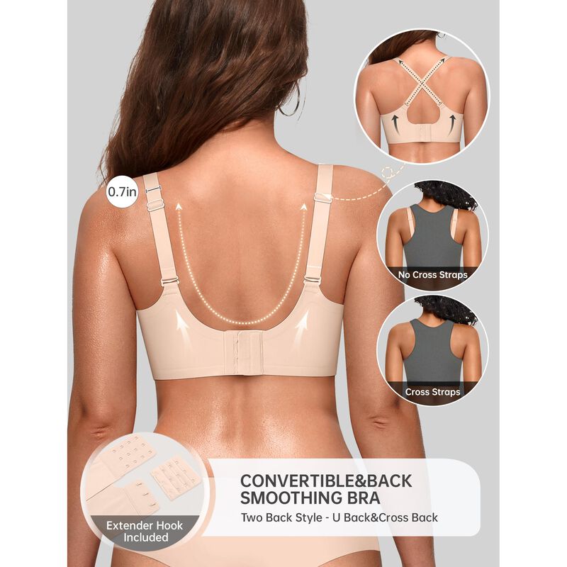 Sujetador OEAK Sin Varilla Push-up 2 Piezas Col... image number null