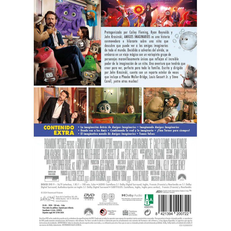 Amigos Imaginarios [DVD] (2024) IF image number null