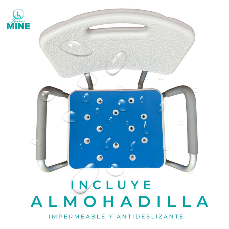 Silla para Baño Adulto Mayor con Almohadilla SM... image number null