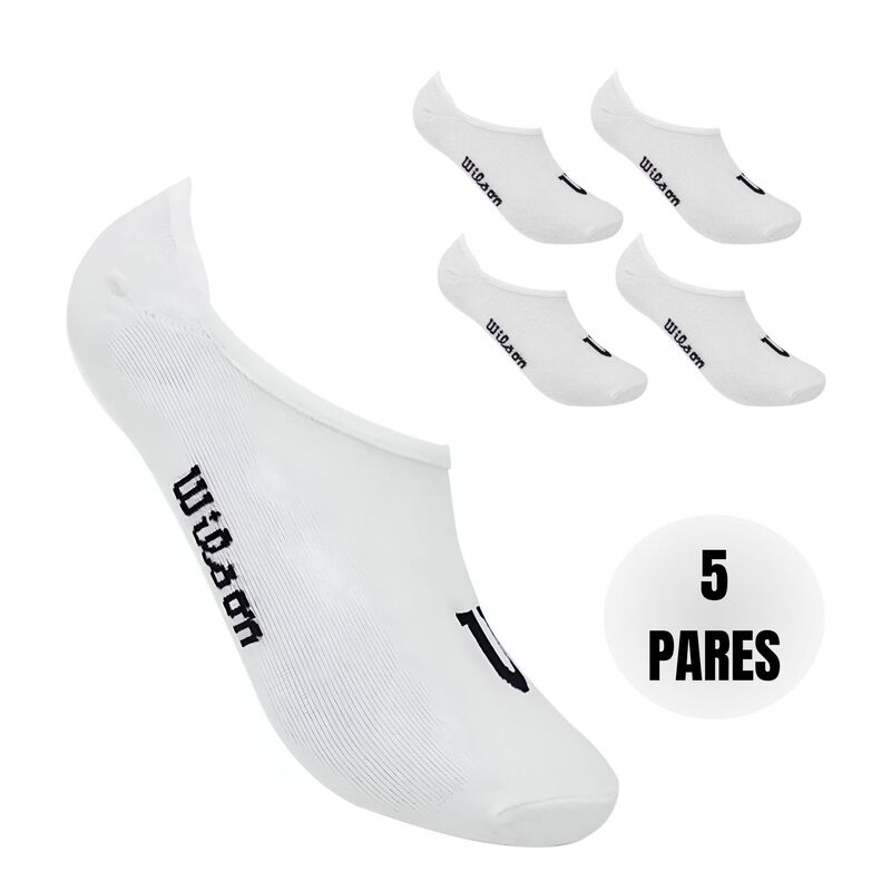 Wilson 5 Pares de Liner para Mujer, Color Blanc... image number null