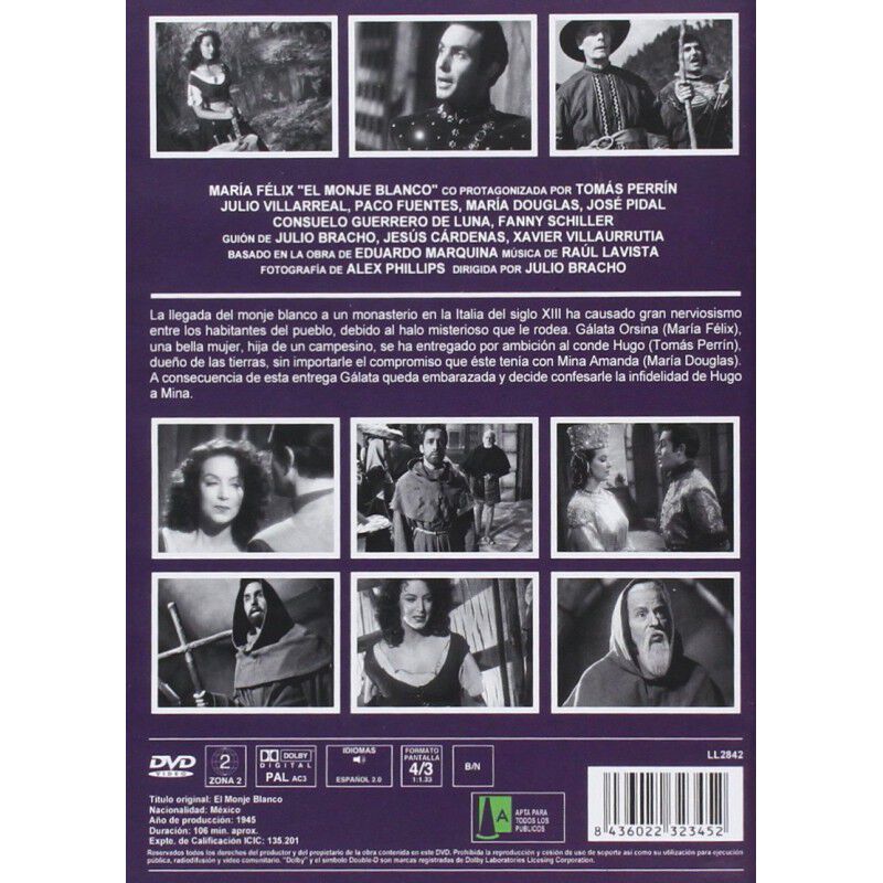 El Monje Blanco [dvd] (1945) image number null