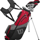 Wilson Golf Profile SGI - Juego Completo de Golf para Hombre, Regular, Mano Derecha, Rojo (Regular)