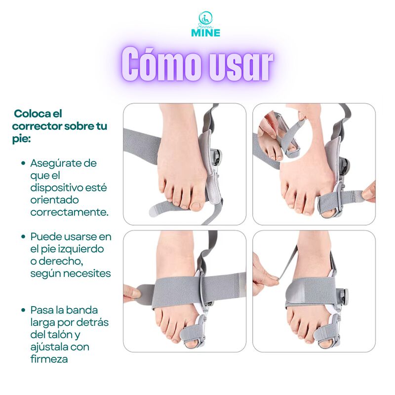 Corrector de Juanetes Ortop&eacute;dico Nocturno con F... image number null