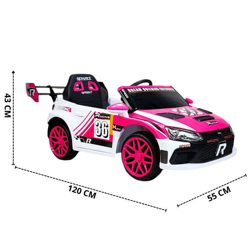 Carro Montable Electrico Rally Para Ni&ntilde;os Con C... image number null