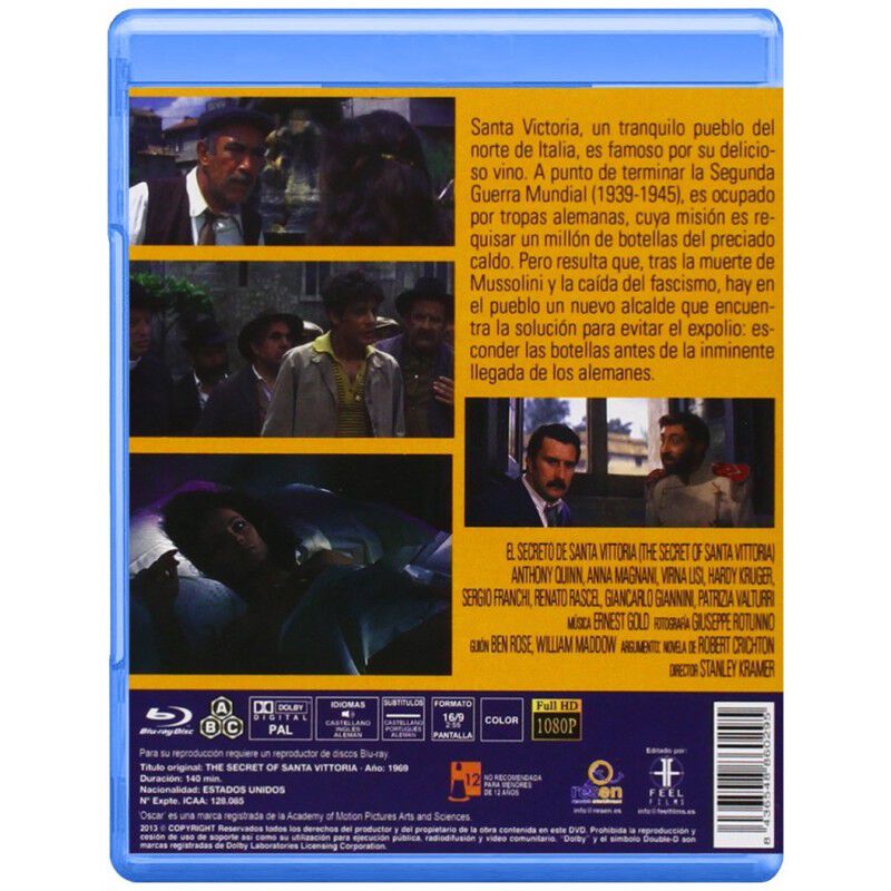 El Secreto De Santa Vittoria Bdr [blu-rayr] The... image number null