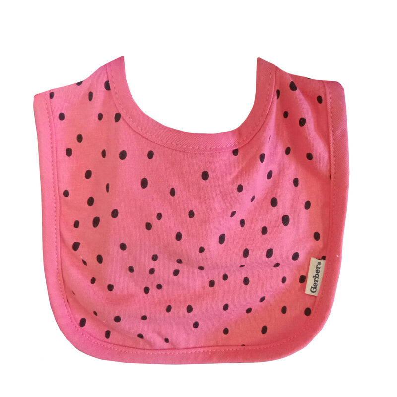 Babero De Tela Para Bebé Gerber 2pz Niña Rosa image number null
