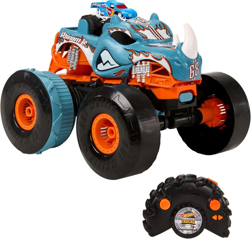 HW MONSTER TRUCKS CONTROL REMOTO RHINOMITE 1:14... image number null