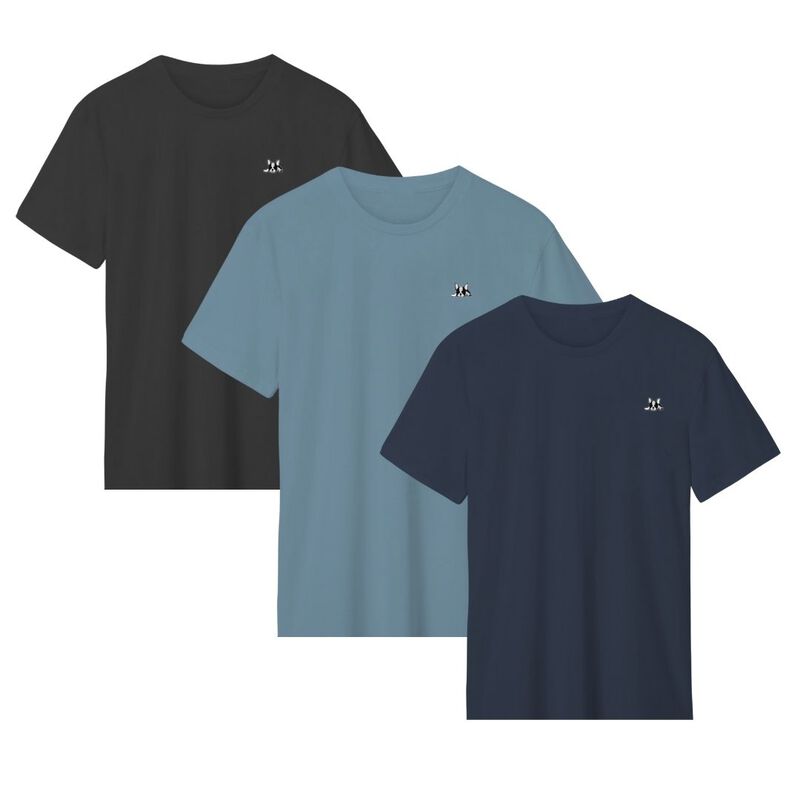 Set de 3 playeras Bark and Hide Playera Para Ho... image number null