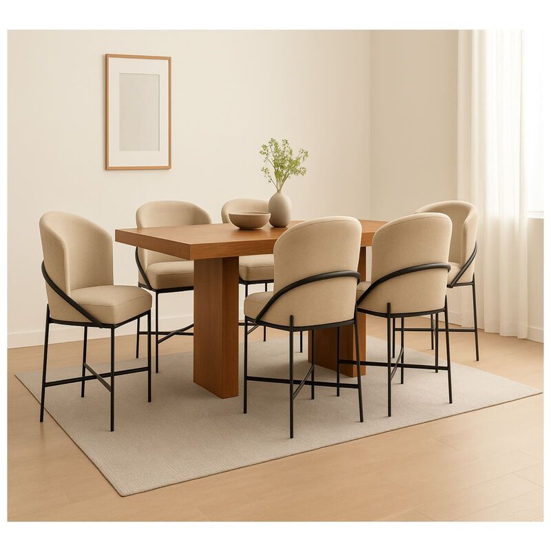 Set 2 Sillas Para Comedor Antara Diseño Curvo M... image number null